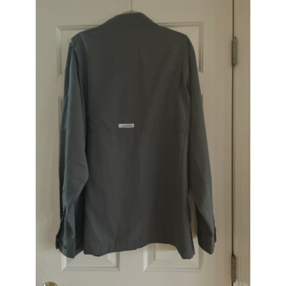 Habit Brand Long Sleeve Shirt Mens Medium Gray Solar Protection +40 - Picture 7 of 11